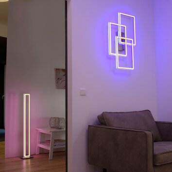 Paul Neuhaus Lampor HELIX Taklampa LED Aluminium, 6-ljuskällor, Fjärrkontroll