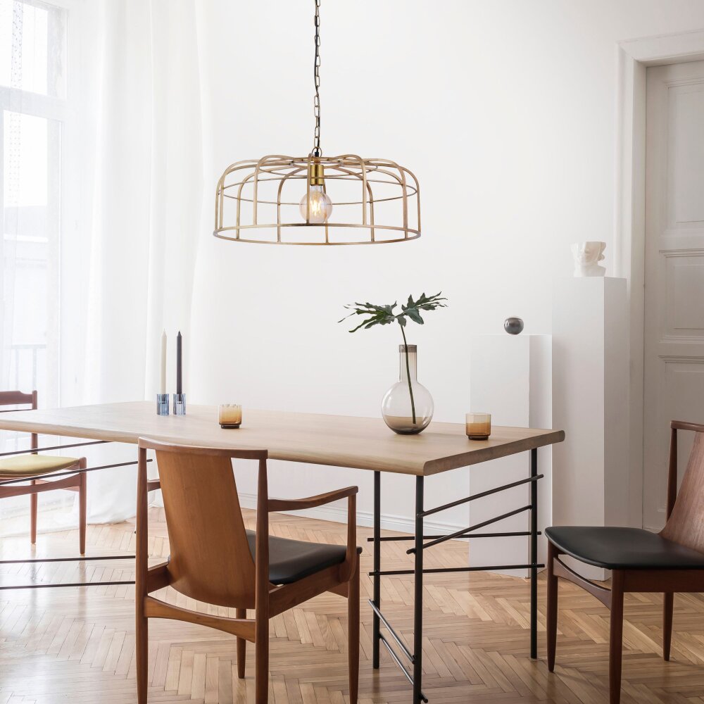 Leuchten Direkt AMIR Pendelbelysning Mässing, 1-ljuskällor main product photo