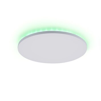 Leuchten Direkt GUSTAV Taklampa LED Vit, 1-ljuskällor, Fjärrkontroll, Färgväxlare