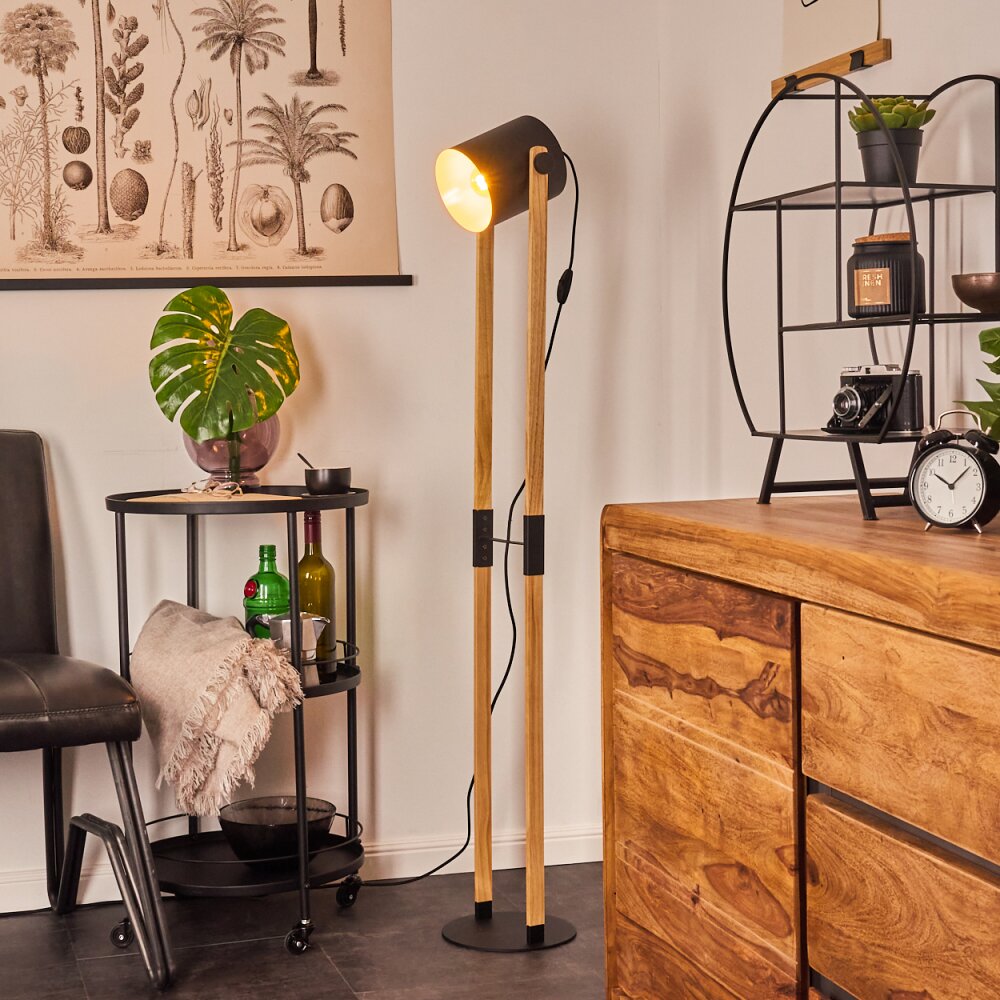 Rebbenas Golvlampa, Läslampa Brun, Svart, 1-ljuskällor main product photo