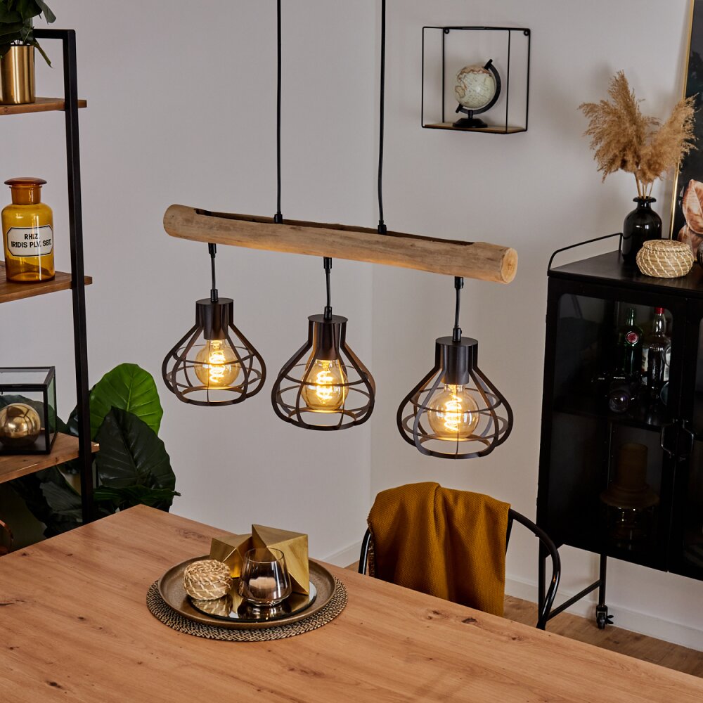 Pila Pendelbelysning Naturfärger, Svart, 3-ljuskällor main product photo