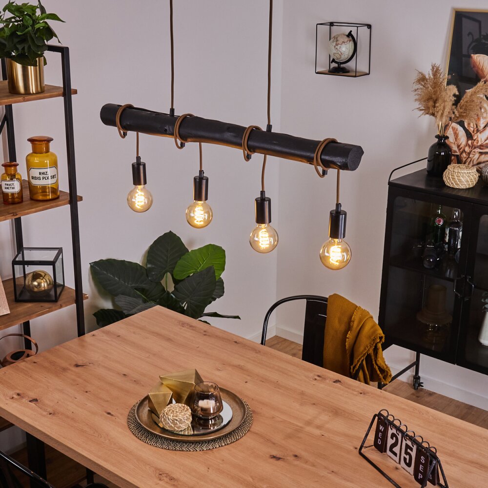 Larifano Pendelbelysning Brun, Svart, 4-ljuskällor main product photo