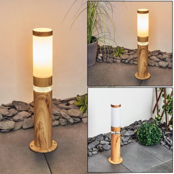 Tise Brun, träoptik, 2-ljuskällor