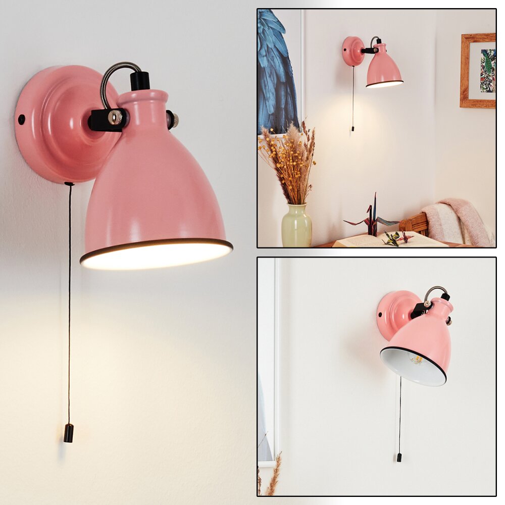 Selki Vägglampa, Läslampa Rosa, Svart, 1-ljuskällor main product photo