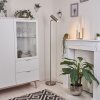 Zuoz Golvlampa, Golvlampa Nickel matt, 1-ljuskällor