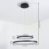 Preci Pendellampa LED Svart, 1-ljuskällor