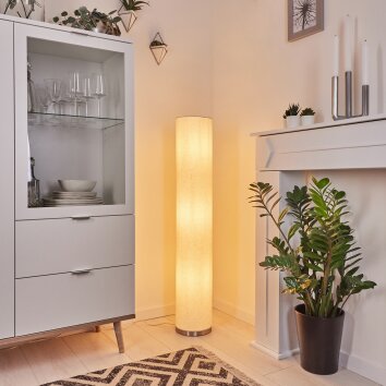 Antillo Golvlampa, Golvlampa Nickel matt, 3-ljuskällor