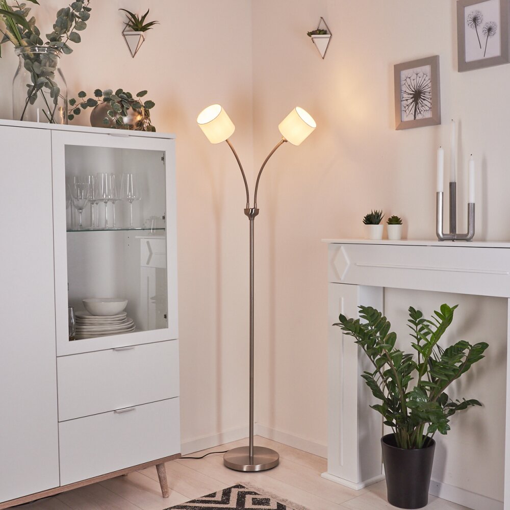 Alsen Golvlampa Nickel matt, 2-ljuskällor main product photo