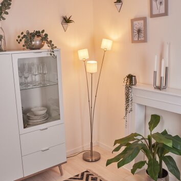 Alsen Golvlampa, Golvlampa Nickel matt, 3-ljuskällor