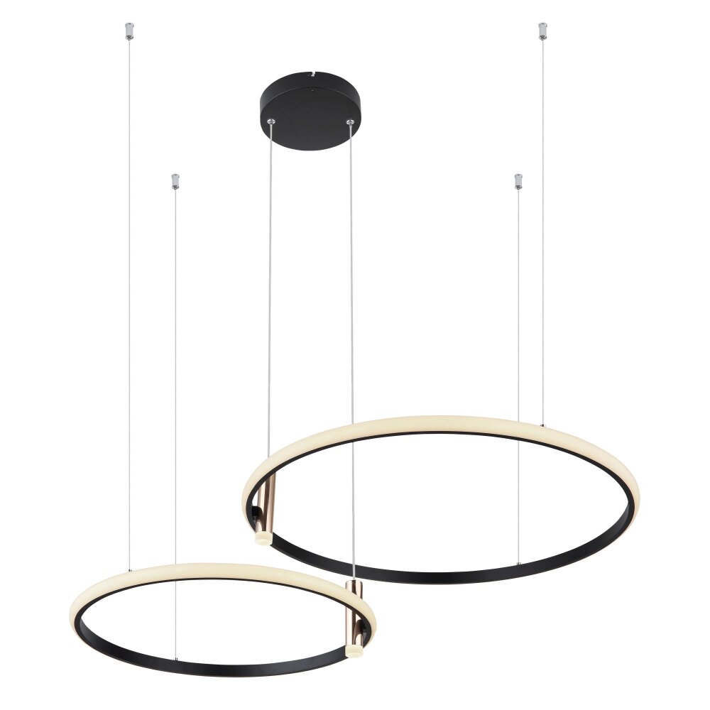 Globo COCO Pendellampa LED Svart, 1-ljuskällor, Fjärrkontroll main product photo