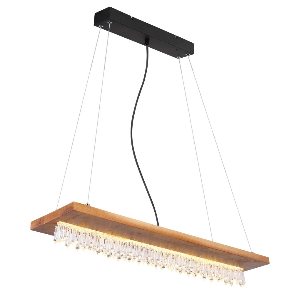 Globo EDELTRAUD Pendelbelysning LED Svart, 1-ljuskällor main product photo