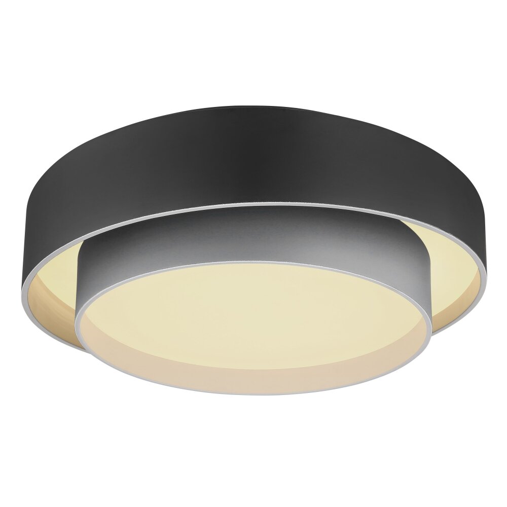 Globo NORBERT Taklampa LED Svart, 1-ljuskällor, Fjärrkontroll main product photo