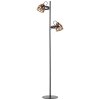Brilliant Lampor Calley Golvlampa Svart, 2-ljuskällor