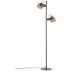 Brilliant Lampor Calley Golvlampa Svart, 2-ljuskällor