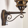 Lentua vägglampa utomhus, Vägglampa Brunt, guld, 1-ljuskällor, Rörelsedetektor