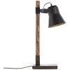 Brilliant Decca Bordslampa Trä mörkt, Svart, 1-ljuskällor