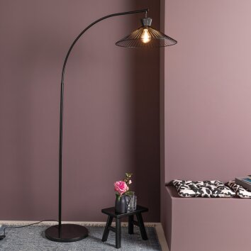 Brilliant Elmont Golvlampa Svart, 1-ljuskällor