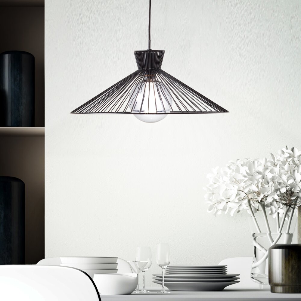 Brilliant Elmont Pendelbelysning Svart, 1-ljuskällor main product photo
