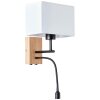 Brilliant Rayan Vägglampa LED Trä ljus, Svart, 1-ljuskällor