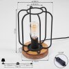 Pasteur Bordslampa Naturfärger, Svart, 1-ljuskällor