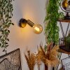 Maidford Vägglampa, Väggspotlight Mässing, Svart, 1-ljuskällor