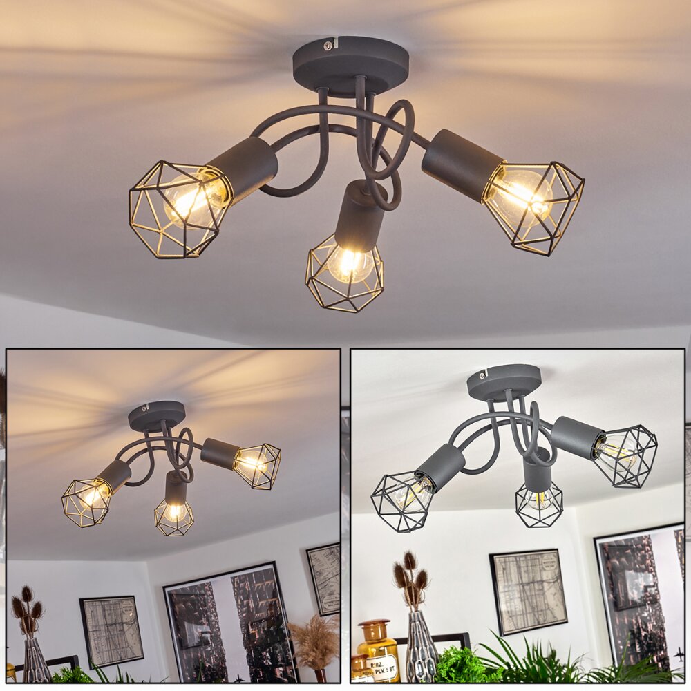 Baripada Taklampa, Takstrålkastare Grått, 3-ljuskällor main product photo