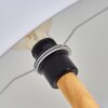 Akrema Golvlampa Naturfärger, Svart, 1-ljuskällor