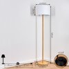 Akrema Golvlampa Naturfärger, Svart, 1-ljuskällor