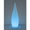 Reality Palmas Golvlampa LED Vit, 1-ljuskällor, Fjärrkontroll, Färgväxlare