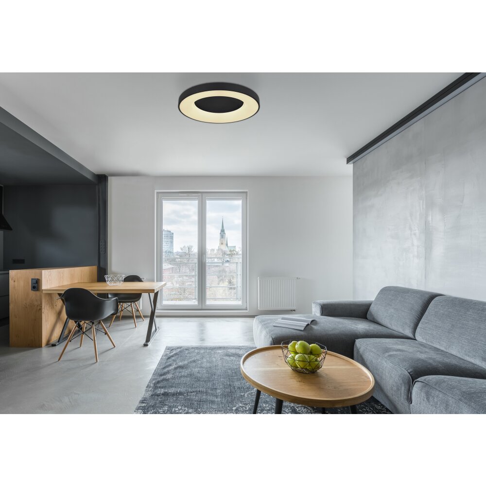 Globo JOLLI Taklampa LED Svart, 1-ljuskällor, Fjärrkontroll main product photo
