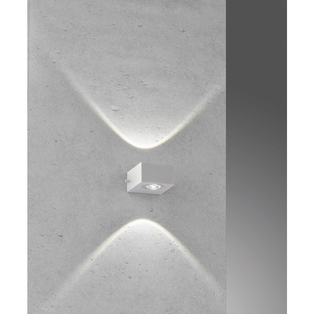 Honsel Lampor Helsinki vägglampa utomhus LED Silver, 2-ljuskällor main product photo