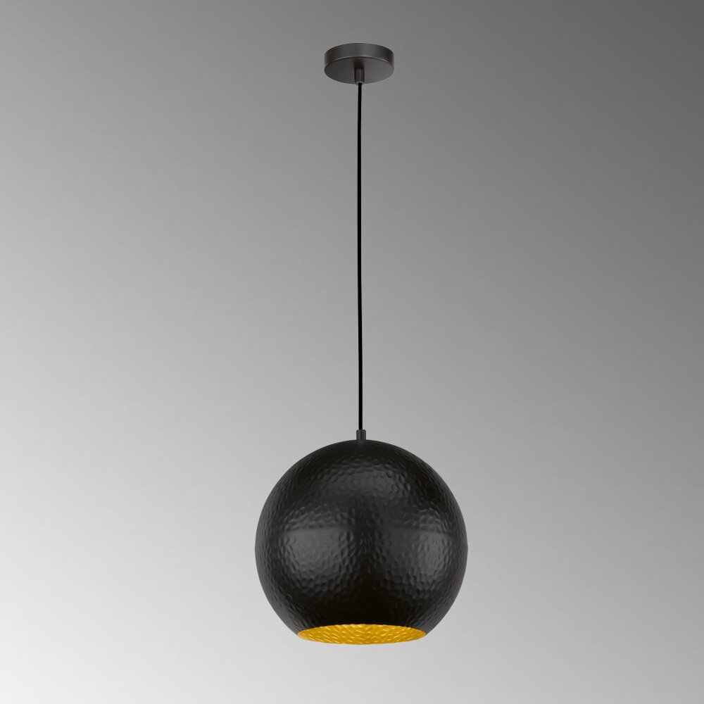 Honsel Lampor Mylon Pendelbelysning Svart, 1-ljuskällor main product photo
