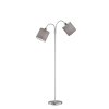 Honsel Lampor Cozy Golvlampa, Golvlampa Nickel matt, 2-ljuskällor