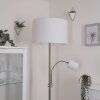 Vezza Golvlampa, Golvlampa, Läslampa Nickel matt, 2-ljuskällor