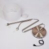 Vezza Golvlampa, Golvlampa, Läslampa Nickel matt, 2-ljuskällor