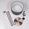 Rinkens Golvlampa, Golvlampa Nickel matt, 1-ljuskällor