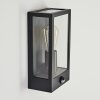 Caudry vägglampa utomhus Svart, 1-ljuskällor, Rörelsedetektor