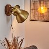 Porcia Vägglampa, Väggspotlight Trä mörkt, 1-ljuskällor