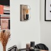 Hodne Vägglampa Grått, Naturfärger, Svart, 1-ljuskällor