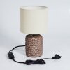 Dambrois Bordslampa Brun, Naturfärger, 1-ljuskällor