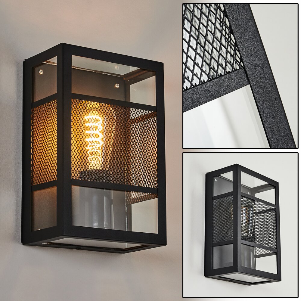 Nelgen vägglampa utomhus Svart, 1-ljuskällor main product photo