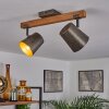 Gressot Taklampa, Takstrålkastare Naturfärger, Nickel matt, 2-ljuskällor