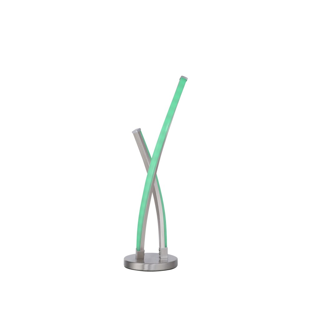 Leuchten Direkt LOLAsmart-SWING Bordslampa LED Stål borstat, 1-ljuskällor, Fjärrkontroll, Färgväxlare main product photo