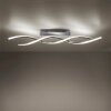 Leuchten Direkt LOLAsmart-SWING Taklampa LED Stål borstat, 2-ljuskällor, Fjärrkontroll, Färgväxlare