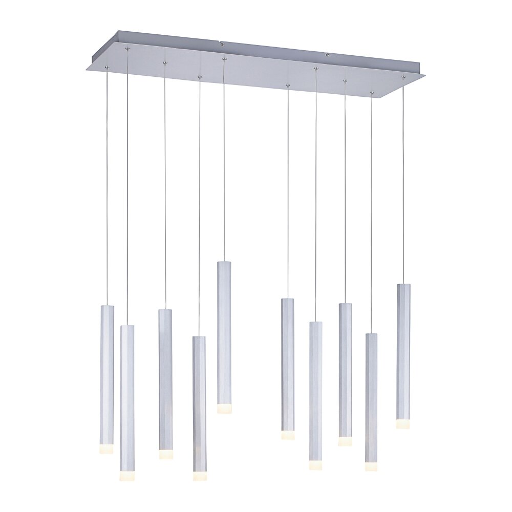 Leuchten Direkt BRUNO Pendelbelysning LED Aluminium, 10-ljuskällor main product photo