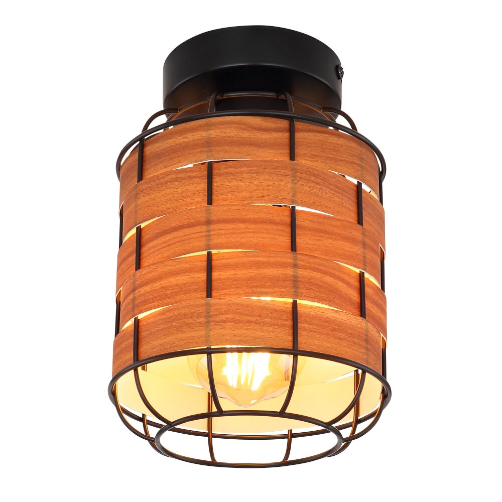 Globo ELMAR Taklampa Svart, 1-ljuskällor main product photo