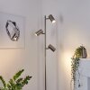 Javel Golvlampa Krom, Nickel matt, 3-ljuskällor
