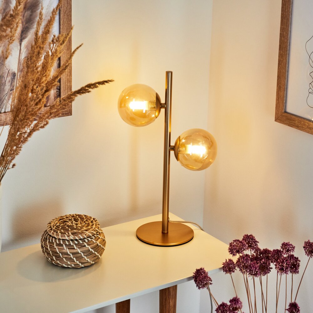 Alden Bordslampa Mässing, 2-ljuskällor main product photo