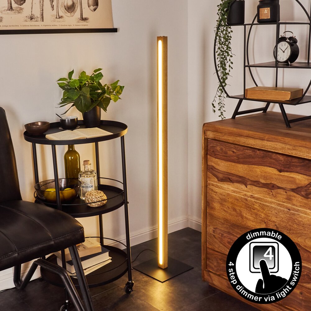 Madou Golvlampa LED Naturfärger, Svart, 1-ljuskällor main product photo