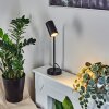 Zuoz Bordslampa, Läslampa Krom, Svart, 1-ljuskällor